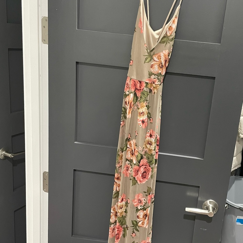 Bodysuit attached to dress, sexy!
